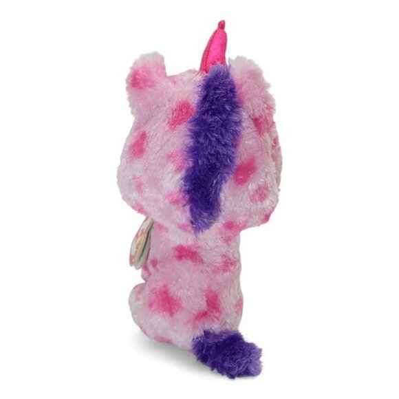 Ty Beanie Boos Sugar Pie Valentines Day Unicorn Plush 6" Pink & Purple Cute Coll - Picture 3 of 6